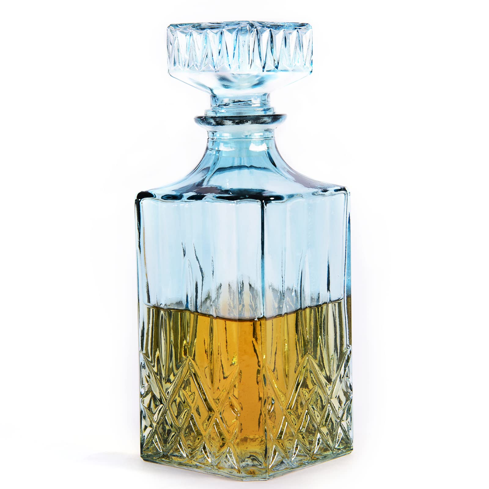 Amazon.com | WhatAmug 33.8oz Whiskey Decanter for Men with Glass